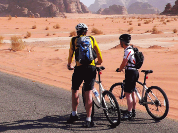 cycling desert