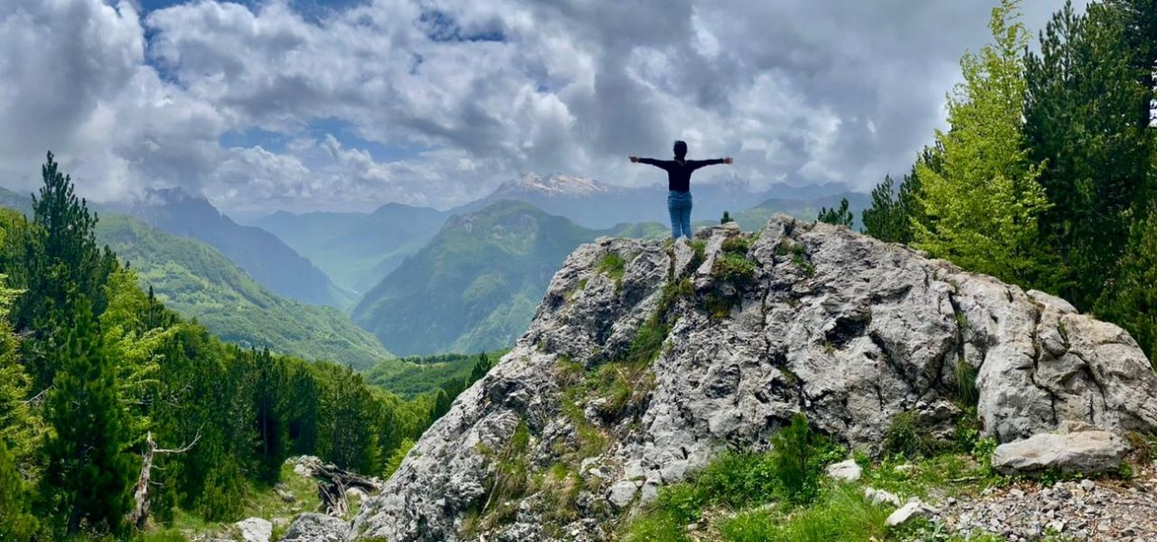 Walking in Albania