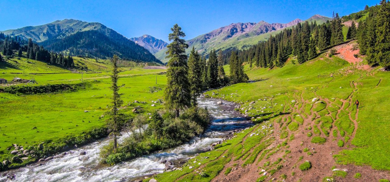 Walking in Kyrgyzstan