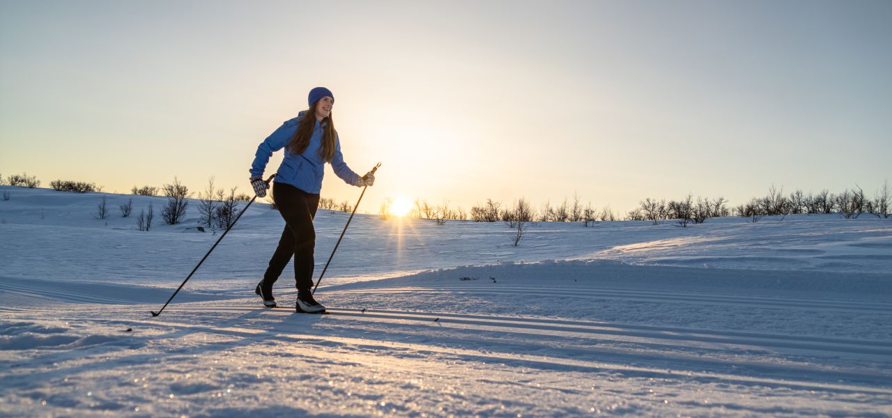 Cross-Country Skiing in Skåbu, Norway