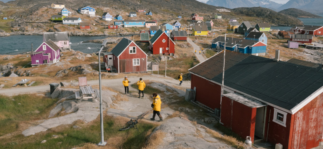 Guests exploring Itilleq, Greenland