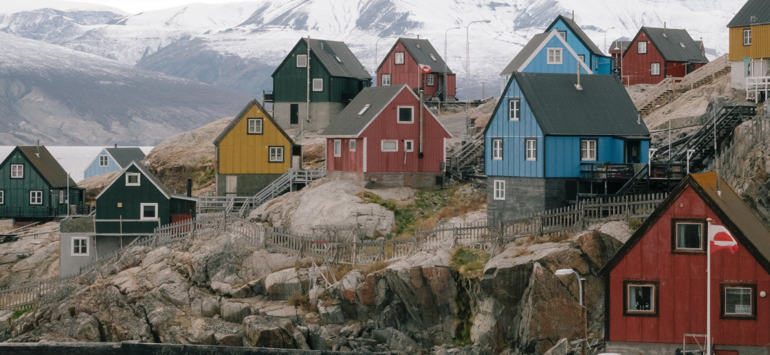 The town of Uummannaq, West Greenland