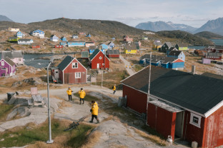 Guests exploring Itilleq, Greenland