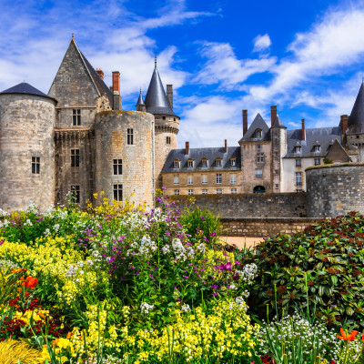 Beautiful-medieval-castle-Sully-sul-Loire.-famous-Loire-valley-river-France