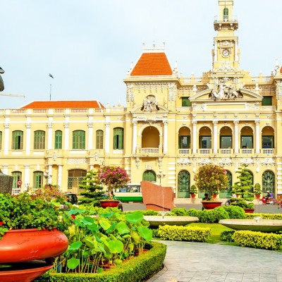 Ho Chi Minh City Hall in Ho Chi Minh City, Vietnam, Asia