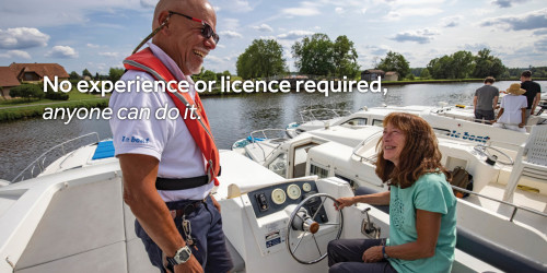 No experience or licence required - anyone can do it