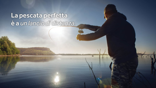 Uomo che pesca