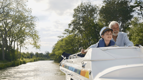Cruising on the canal