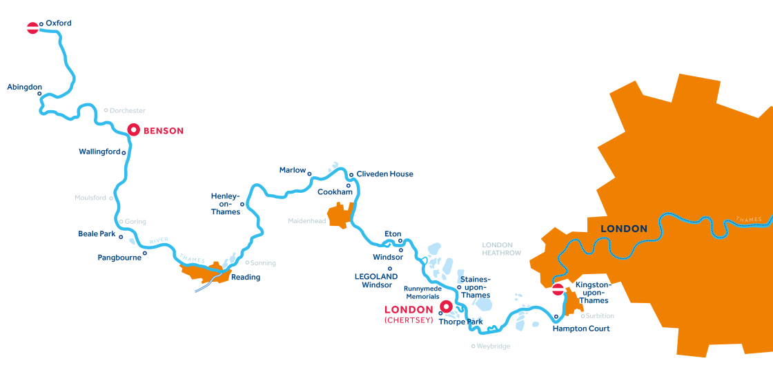 Thames Region map