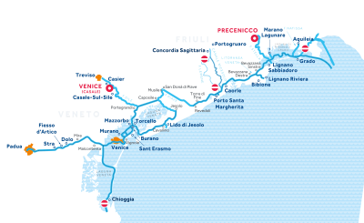 Venice and Friuli map