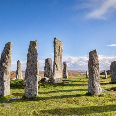 Stone circle at Callanish, Isle of Lewis, Western Isles, Outer Hebrides, Scotland, UK