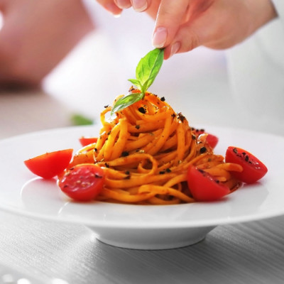 cuisine in Italy - try some pasta!