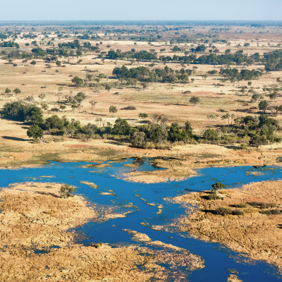 okavango delta in Botswana in africa