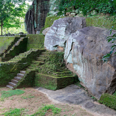 Old Ruins of Sigiriya Castle, Sri Lanka, Asia