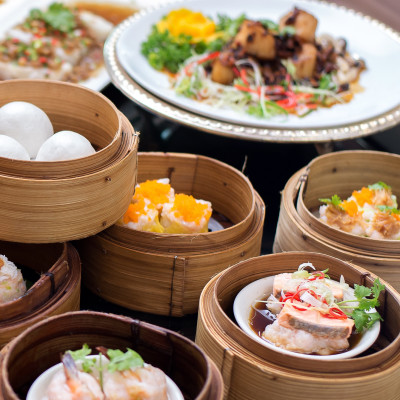 Enchanting Travels China Tours Arrangment of various dim sum in bamboo steamer