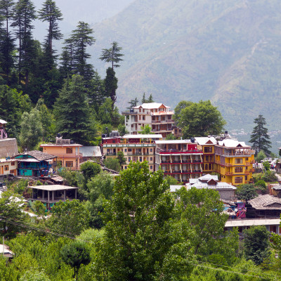 Vashist village in Kulu valley, Himachal Pradesh, India