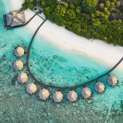 Maldives Aerial View Islands Beach