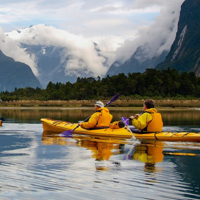Is New Zealand safe? Kayaking in Milford Sound
