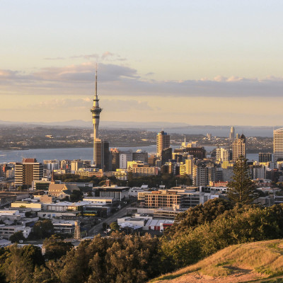 Auckland View from Mt Eden, New Zealand