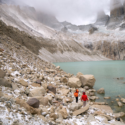 W Trek to Lake of Torres del Paine National Park, Patagonia, Chile, South America