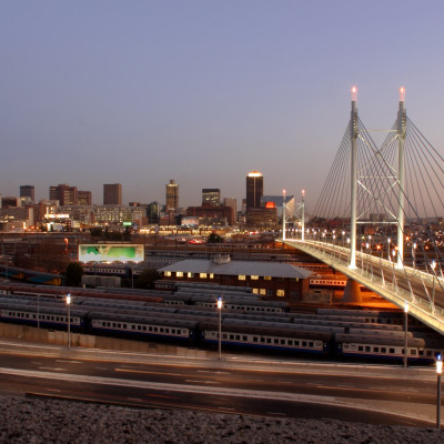 Nelson Mandela in Johannesburg