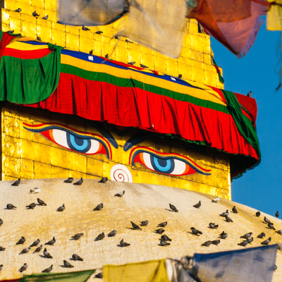 Kathmandu Sehenswürdigkeiten: Der Swayambhunath Tempel