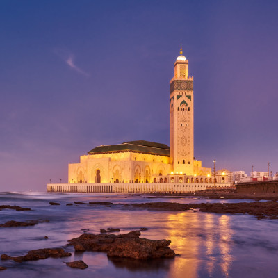 The Hassan II Mosque, Casablanca, Morocco