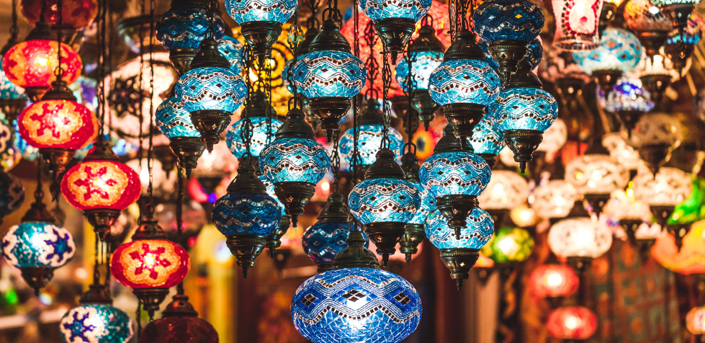 Traditional handmade turkish lamps