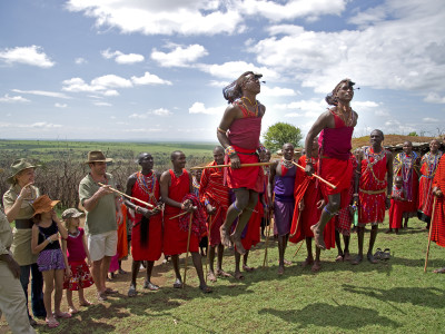 Maasai dance in Masai Mara