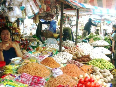 Street Market in Vietnam