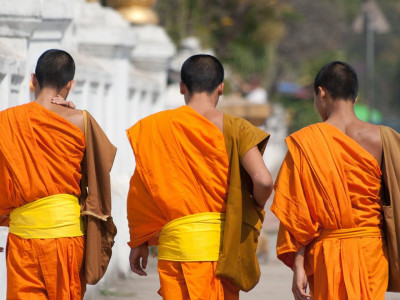Mönche in Laos