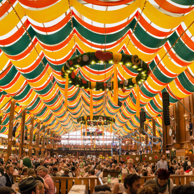 Oktoberfest Tent, Munich, Germany