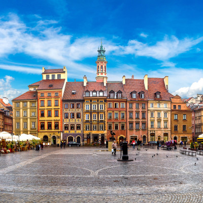 Warsaw old square, Poland