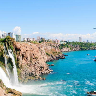 Antalya Duden waterfall, Turkey