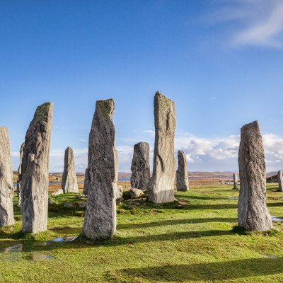 Stone circle at Callanish, Isle of Lewis, Western Isles, Outer Hebrides, Scotland, UK