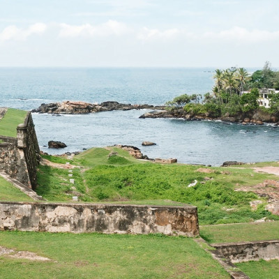 Überall sind Spuren der bewegten Geschichte von Fort Galle zu sehen