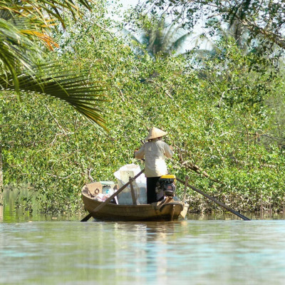 Boat in Can Tho, Vietnam
