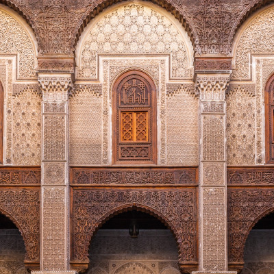 Al-Attarine Madrasa in Fez, Morocco