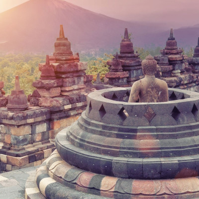 borobudur temple at sunrise java indonesia tours enchanting travels