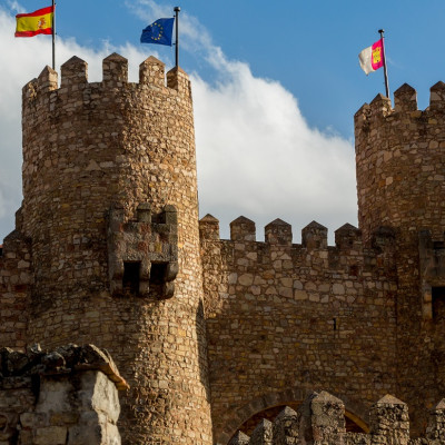 Castillo de Sigüenza, in the province of Guadalajara, Castilla La Mancha, Spain