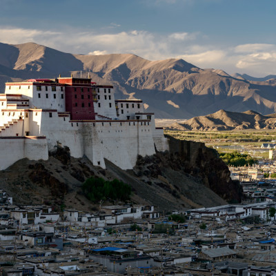 Ganden monastery near Lhasa in central Tibet, Asia