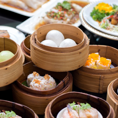 Enchanting Travels China Tours Arrangment of various dim sum in bamboo steamer