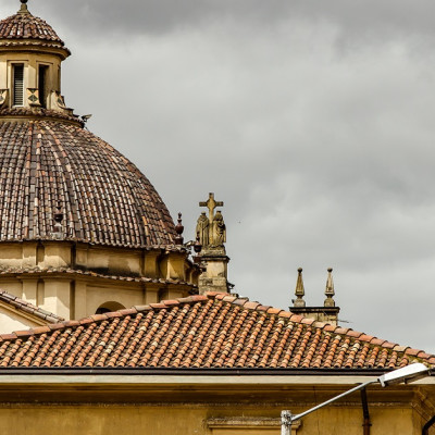 Cartagena buildings, Colombia, South America