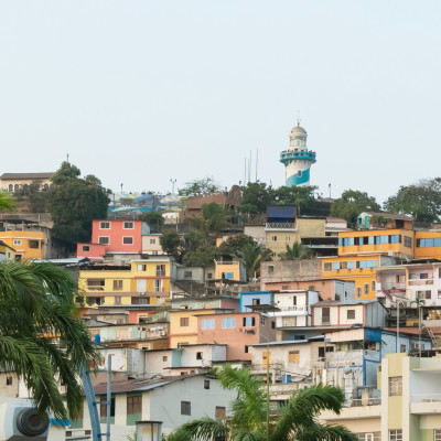 Santa Ana hill in Guayaquil, Ecuador, South America