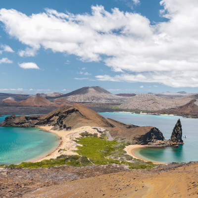 Amazing view in Bartolome Island, Galapagos Islands, Ecuador, South America