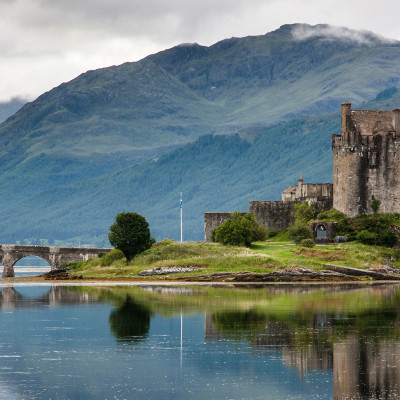 Eilean Donan Castle, Island in Loch Duich, Scotland