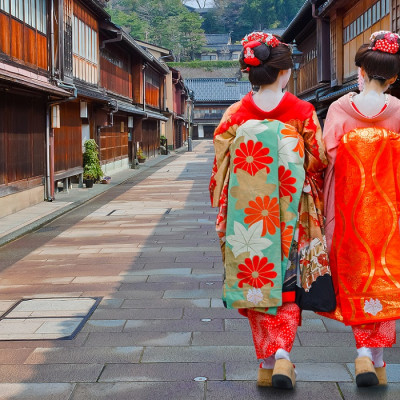 Enchanting Travels Japan Tours Kanazawa Japanese Geisha at Higashi-Chaya-gai - Geisha District in Kanazawa