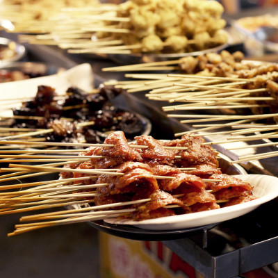 Street food in Kuala-Lumpur, Malaysia, Asia - cuisine in Malaysia