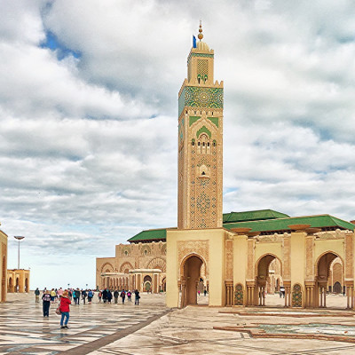 Enchanting Travels Morocco Tours Tower Mosque Hassan II in Casablanca
