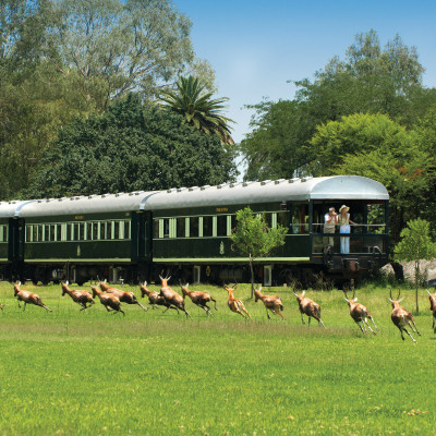 Exterior view of Rovos Rail: Pretoria – Cape Town, South Africa
